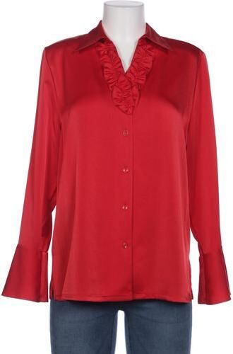 Damen Bluse, rot, Gr. EU 42, Synthetik - Second Hand - Sommermann - Modalova