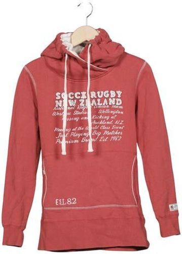 Damen Kapuzenpullover, rot, Gr. EU 38, Baumwolle, Synthetik - Second Hand - Soccx - Modalova