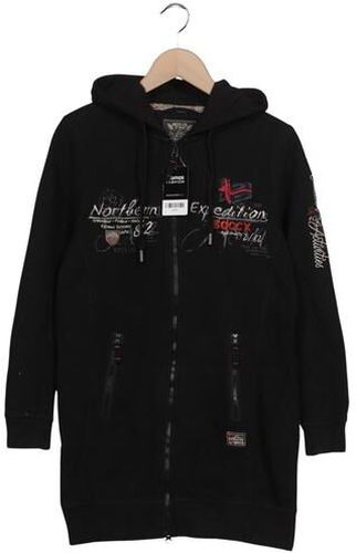 Damen Kapuzenpullover, schwarz, Gr. EU 38, Baumwolle, Synthetik - Second Hand - Soccx - Modalova