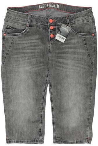 Damen Shorts, grau, Gr. W34, Elasthan, Baumwolle, Synthetik - Second Hand - Soccx - Modalova