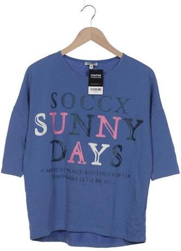 Damen Sweatshirt, blau, Gr. XS, Baumwolle, Synthetik - Second Hand - Soccx - Modalova