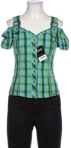 Damen Bluse, grün, Gr. EU 32, Elasthan, Baumwolle, Synthetik - Second Hand - Spieth Wensky - Modalova