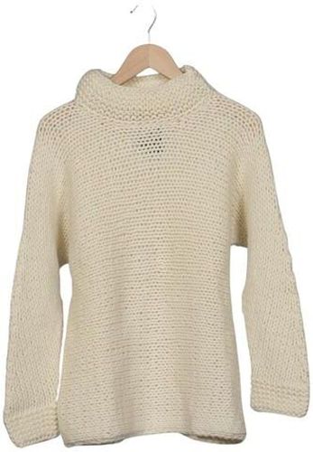 Damen Pullover, cremeweiß, Gr. EU 44, Alpaka, Schurwolle, Wolle - Second Hand - St.Emile - Modalova