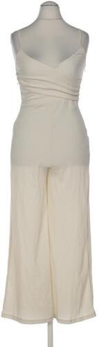 Damen Jumpsuit/Overall, cremeweiß, Gr. S, Elasthan, Synthetik - Second Hand - Stradivarius - Modalova