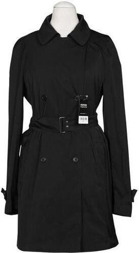 Damen Mantel, schwarz, Gr. EU 34, Synthetik - Second Hand - Strenesse - Modalova