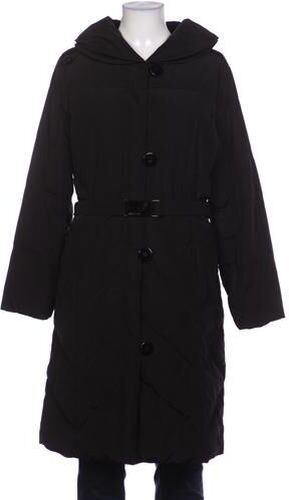 Damen Mantel, schwarz, Gr. EU 38, Synthetik - Second Hand - Strenesse - Modalova