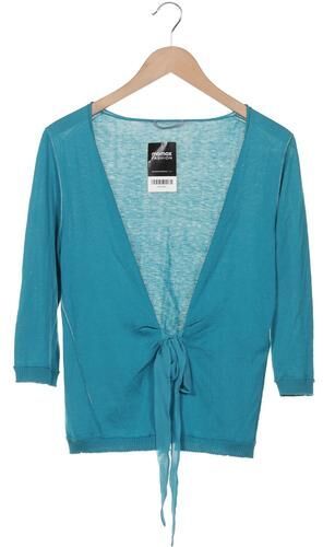 Damen Strickjacke, blau, Gr. EU 40, Baumwolle, Seide - Second Hand - Strenesse - Modalova