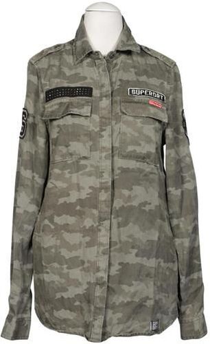 Damen Bluse, grün, Gr. EU 34, Lyocell - Second Hand - Superdry - Modalova