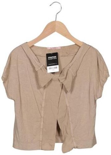 Damen Strickjacke, beige, Gr. EU 30 (IT 36), Elasthan, Baumwolle, Viskose - Second Hand - Tandem - Modalova