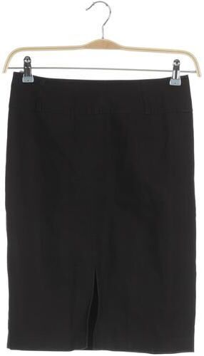 Damen Rock, schwarz, Gr. EU 36, Baumwolle, Leinen - Second Hand - Taifun - Modalova