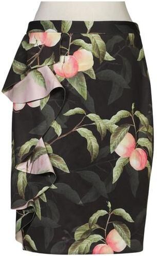 Damen Rock, mehrfarbig, Gr. EU 38 ( 2), Elasthan, Synthetik - Second Hand - Ted baker - Modalova