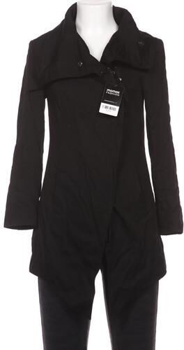 Damen Mantel, schwarz, Gr. XS, Synthetik, Viskose - Second Hand - tigha - Modalova
