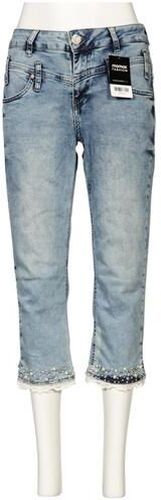 Damen Jeans, hellblau, Gr. EU 38, Elasthan, Baumwolle, Synthetik - Second Hand - tredy - Modalova