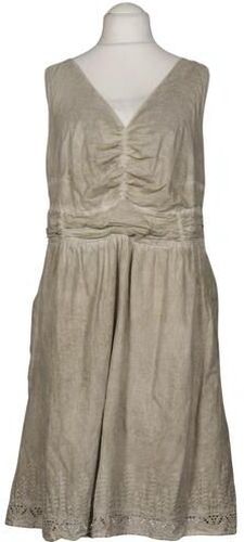Damen Kleid, beige, Gr. EU 48, Baumwolle - Second Hand - Triangle - Modalova