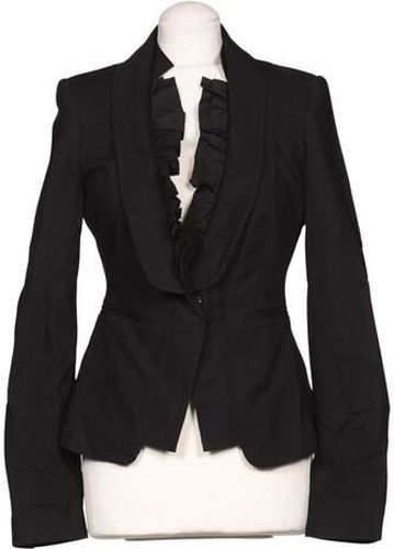 Damen Blazer, schwarz, Gr. M, Elasthan, Baumwolle, Synthetik - Second Hand - TWINSET - Modalova
