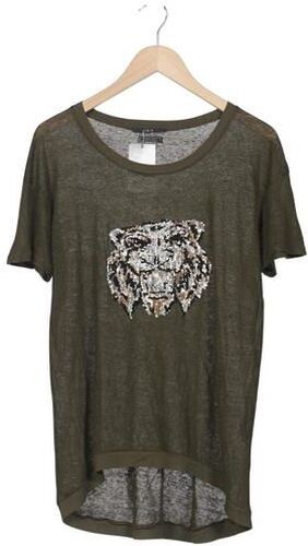 Damen T-Shirt, grün, Gr. EU 36, Leinen - Second Hand - TWINSET - Modalova