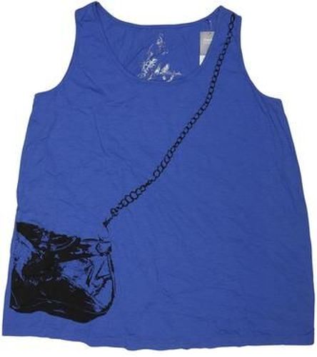 Damen Top, blau, Gr. EU 54, Baumwolle - Second Hand - Ulla popken - Modalova