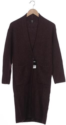 Damen Strickjacke, bordeaux, Gr. XS, Baumwolle, Synthetik, Wolle - Second Hand - Uniqlo - Modalova