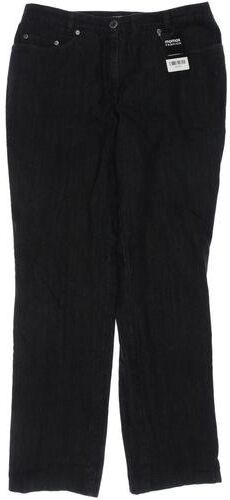 Damen Jeans, schwarz, Gr. EU 42, Elasthan, Baumwolle, Synthetik - Second Hand - Walbusch - Modalova