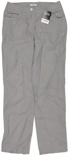Damen Stoffhose, grau, Gr. EU 36, Leinen - Second Hand - Waschbär - Modalova