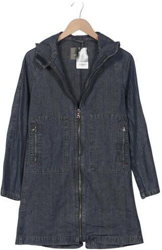 Damen Mantel, blau, Gr. EU 38, Baumwolle - Second Hand - Zero - Modalova
