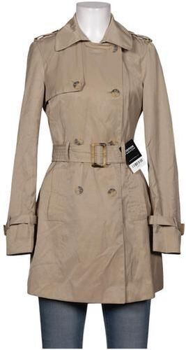 Damen Mantel, beige, Gr. EU 34, Baumwolle, Synthetik - Second Hand - Zero - Modalova