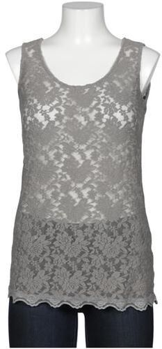 Damen Top, grau, Gr. EU 40, Baumwolle, Synthetik - Second Hand - Zero - Modalova