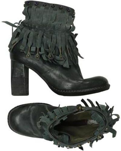 Damen Stiefelette, grün, Gr. EU 39, Leder - Second Hand - A.s.98 - Modalova