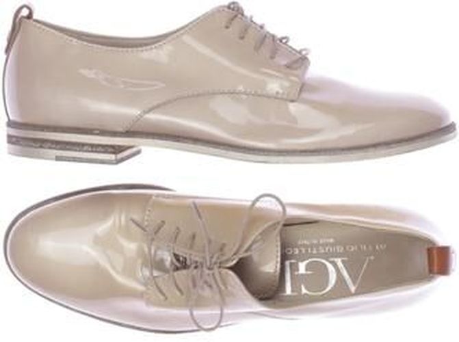 Damen Halbschuh, beige, Gr. EU 37, Leder - Second Hand - AGL Attilio Giusti Leombruni - Modalova