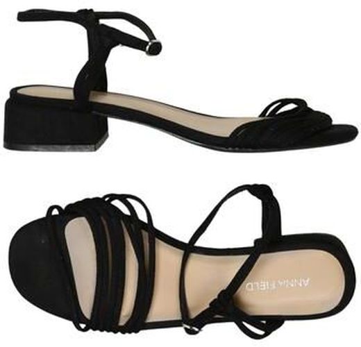 Damen Sandale, schwarz, Gr. EU 37 - Second Hand - Anna Field - Modalova
