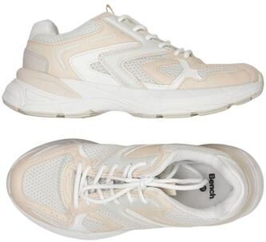 Damen Sneakers, beige, Gr. EU 37, Kunstleder - Second Hand - Bench. - Modalova