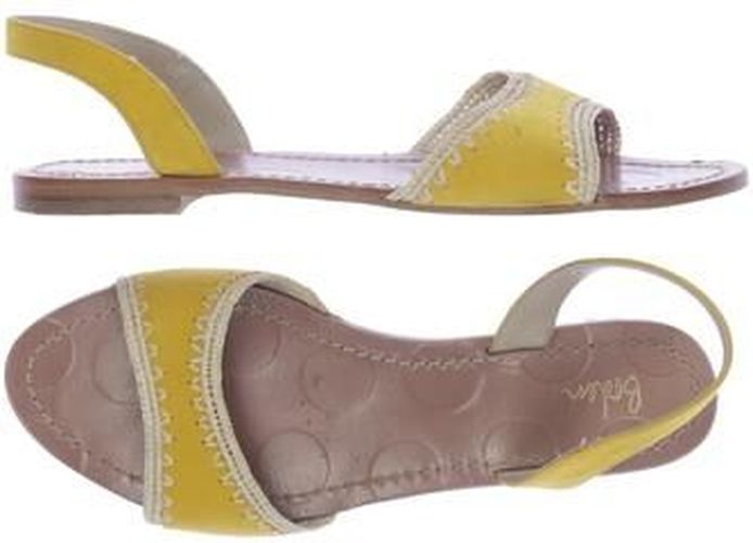 Damen Sandale, gelb, Gr. EU 41, Leder - Second Hand - Boden - Modalova