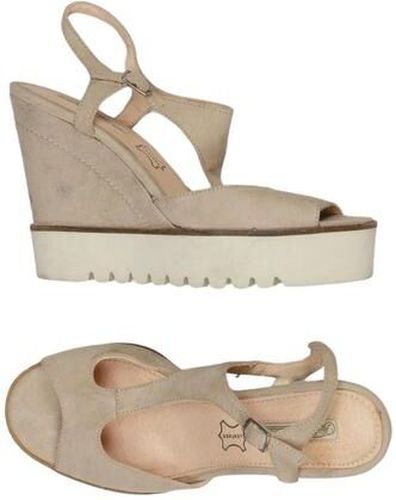 Damen Sandale, beige, Gr. EU 38 - Second Hand - Buffalo LONDON - Modalova