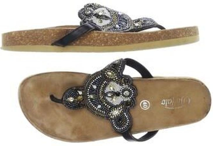 Damen Sandale, braun, Gr. EU 40, Leder - Second Hand - Buffalo LONDON - Modalova
