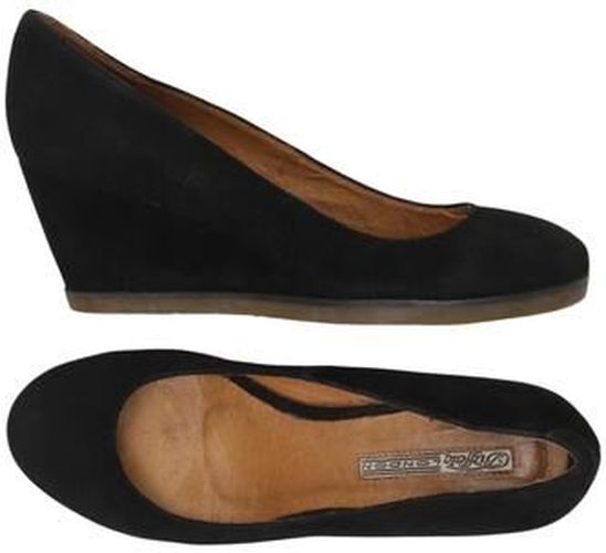 Damen Pumps, schwarz, Gr. EU 39, Leder - Second Hand - Buffalo LONDON - Modalova