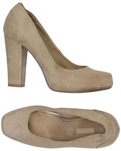 Damen Pumps, beige, Gr. EU 39, Kunstleder - Second Hand - Bugatti - Modalova