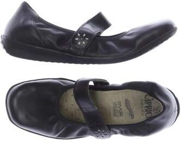 Damen Halbschuh, schwarz, Gr. EU 39, Leder - Second Hand - Caprice - Modalova