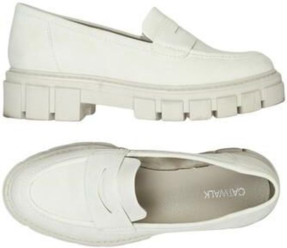 Damen Halbschuh, cremeweiß, Gr. EU 38, Kunstleder - Second Hand - Catwalk - Modalova