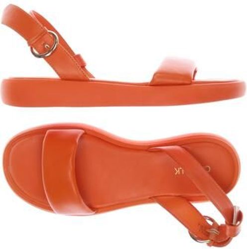 Damen Sandale, orange, Gr. EU 38, Kunstleder - Second Hand - Catwalk - Modalova