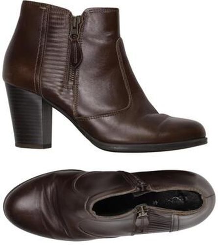 Damen Stiefelette, braun, Gr. EU 38, Leder - Second Hand - Cox - Modalova