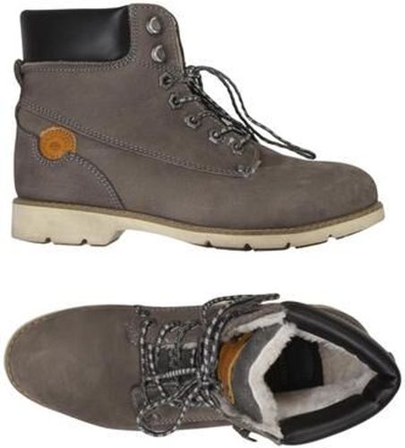 Damen Stiefelette, grau, Gr. EU 37, Leder - Second Hand - Dockers By Gerli - Modalova