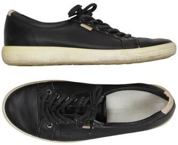 Damen Sneakers, schwarz, Gr. EU 39, Leder - Second Hand - Ecco - Modalova