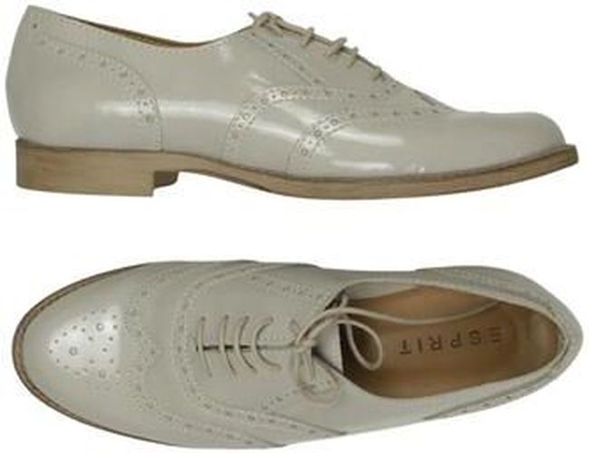 Damen Halbschuh, cremeweiß, Gr. EU 39, Leder - Second Hand - Esprit - Modalova