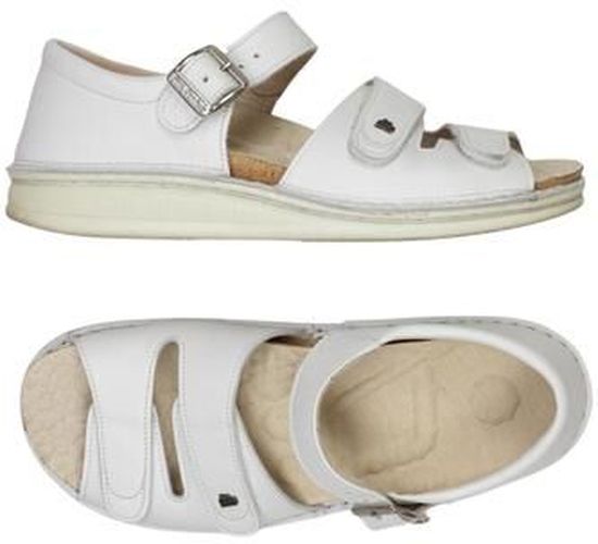Damen Sandale, weiß, Gr. EU 39 - Second Hand - Finn Comfort - Modalova