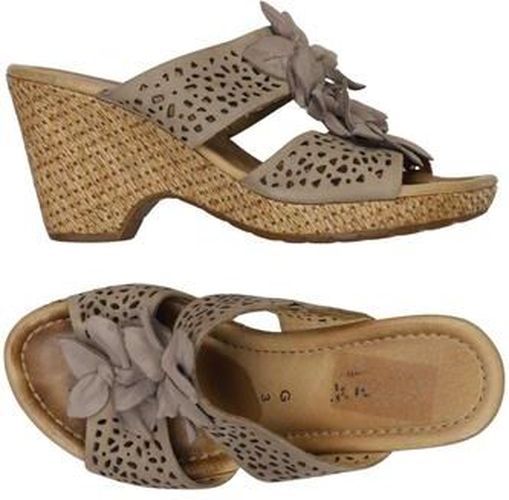 Damen Sandale, beige, Gr. EU 35.5 (UK 3), Leder - Second Hand - Gabor - Modalova
