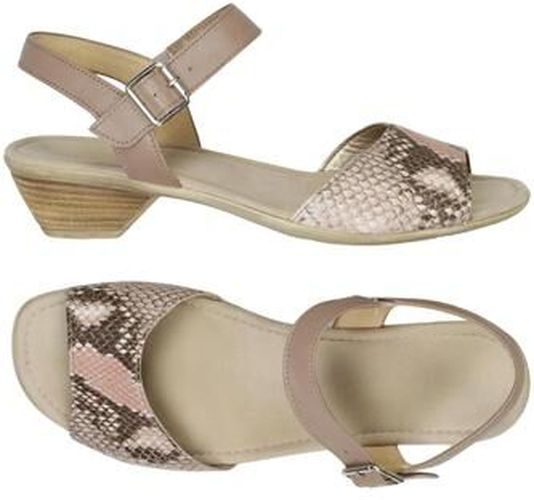 Damen Sandale, beige, Gr. EU 41.5 (UK 8), Leder - Second Hand - Gabor - Modalova