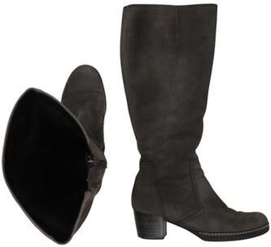 Damen Stiefel, grau, Gr. EU 38.5 (UK 5.5), Leder - Second Hand - Gabor - Modalova