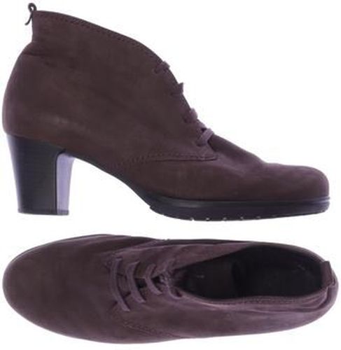 Damen Stiefelette, braun, Gr. EU 40.5 (UK 7), Leder - Second Hand - Gabor - Modalova