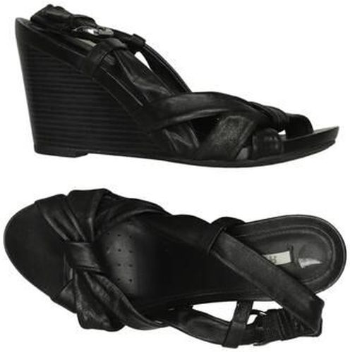 Damen Sandale, schwarz, Gr. EU 38.5 - Second Hand - Geox - Modalova