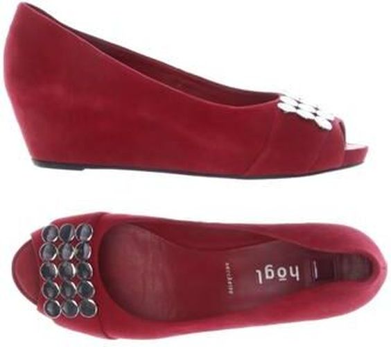 Damen Pumps, rot, Gr. EU 38.5 (UK 5.5), Leder - Second Hand - Högl - Modalova
